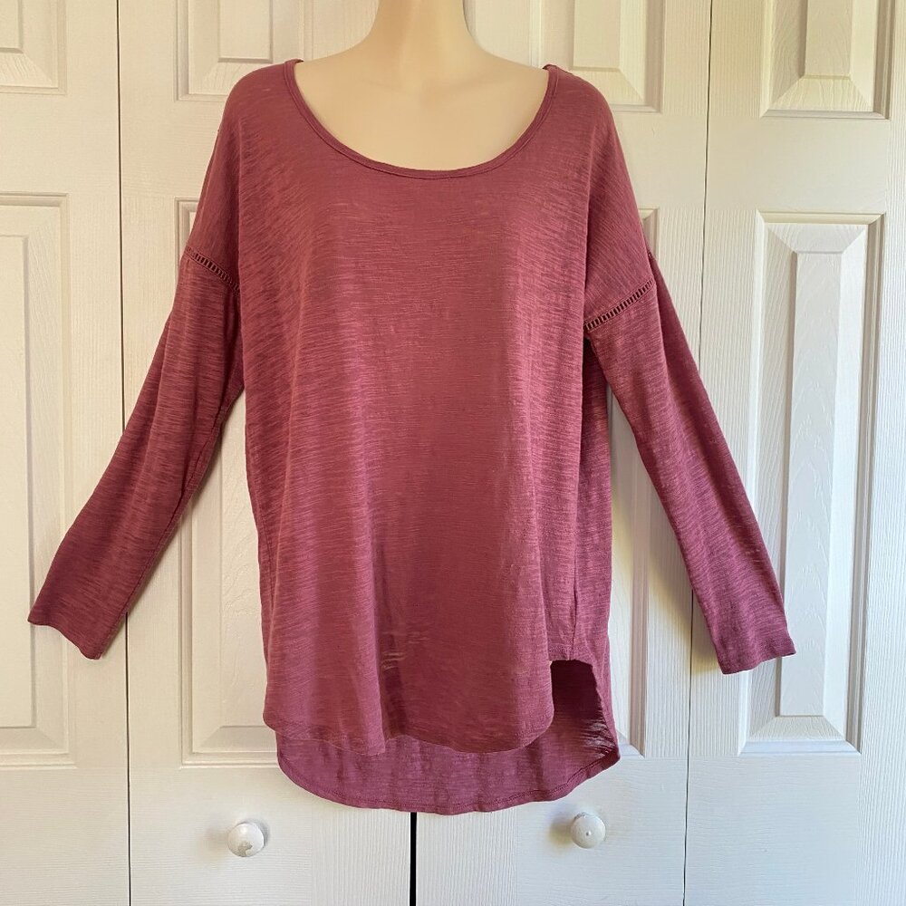 🌼 🌻 🌸 Lucy & Laurel Mauve Tunic Top – Like New – Sz S - Picture 10 of 12